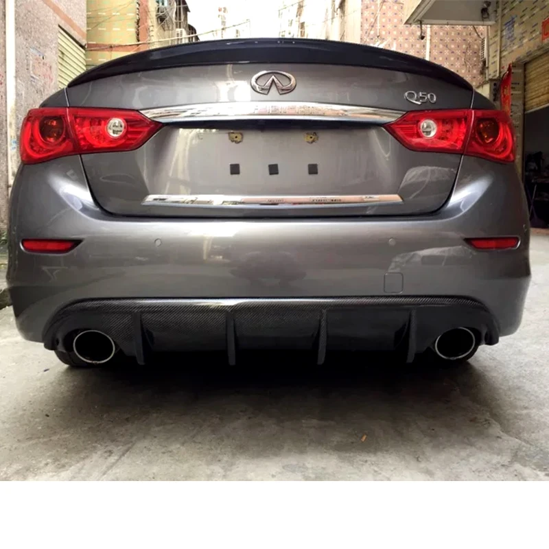 Новый дизайн для Infiniti Q50 Q50L Q50S спойлер 2014 2015 2016 2017 2018 2019 Высокое качество ABS