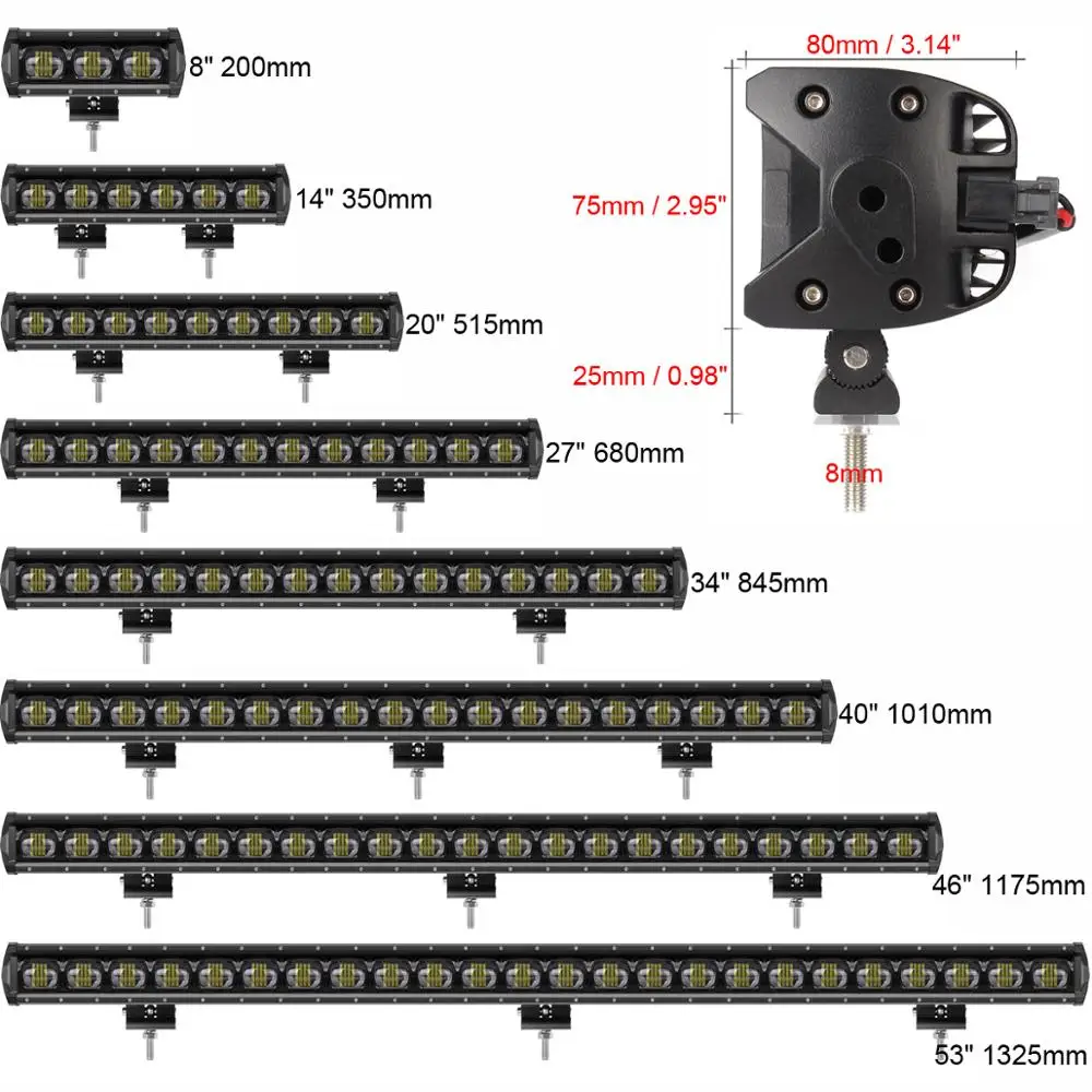 

6D Lens Led Light Bar 4x4 Offroad For Car Niva 4WD Truck SUV Uaz ATV Boat Motorcycle Off road 12V 24V Work Driving Barra Lights