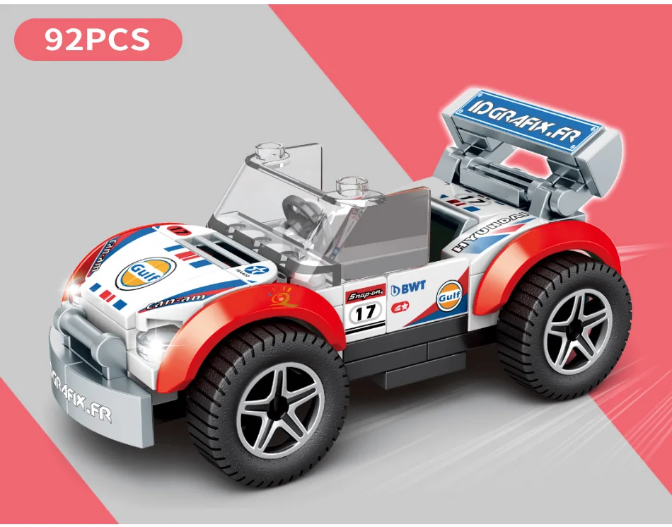 Городской скоростной чемпион строительные блоки гонка спортивный авто