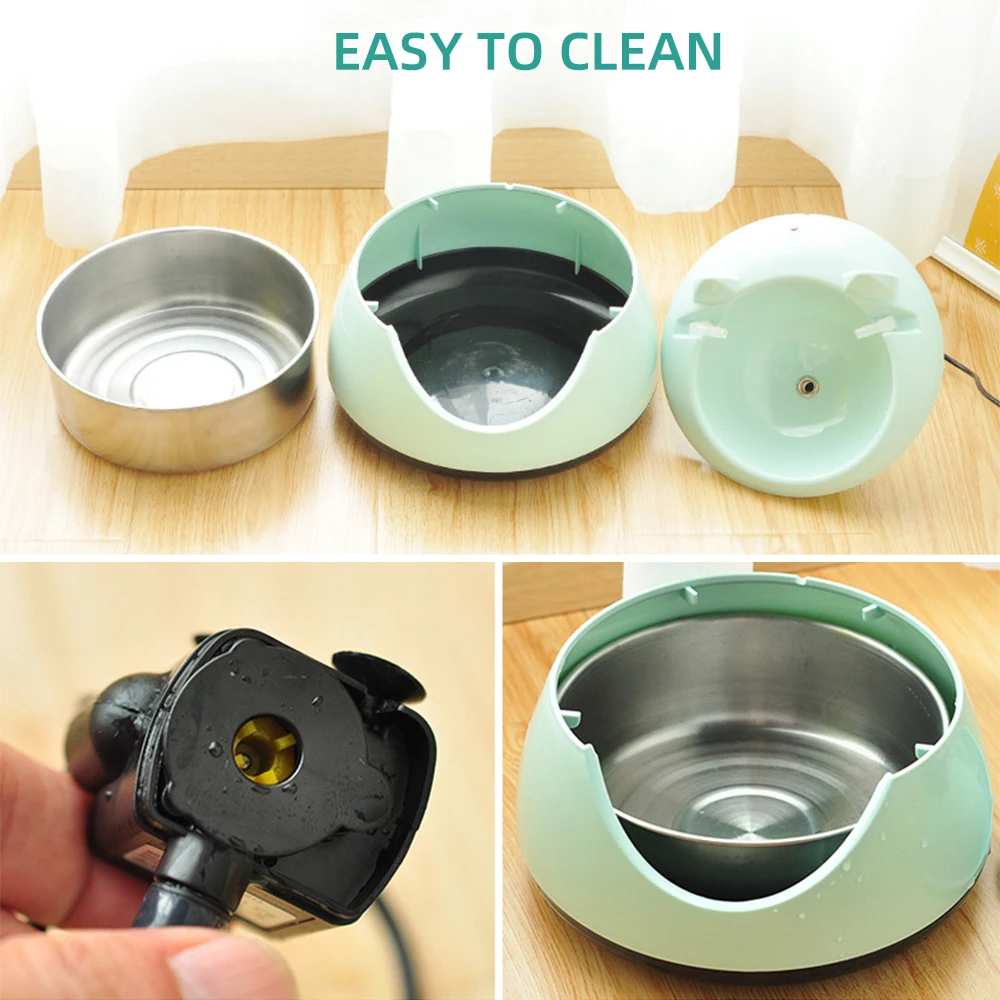 Собака Кошка питья чаша для кошки автоматическая кормушка светящийся разливной