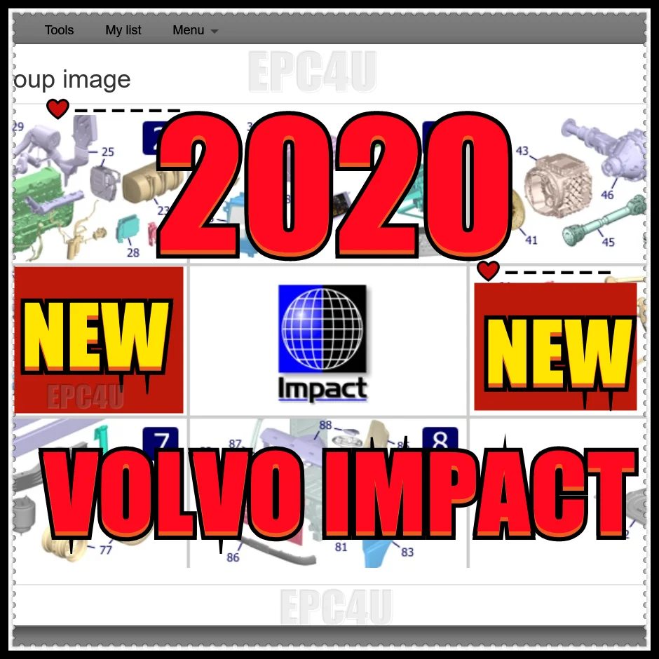 Для грузовиков Volvo Trucks 2020 NEW (Volvo Impact) информация о ремонте запчастях диагностике
