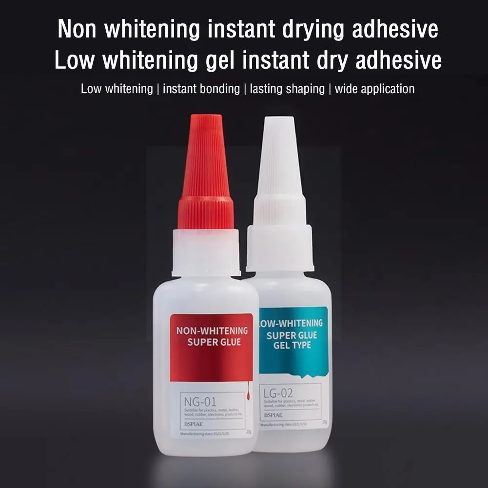 

NG-01/LG02 Low-fogging Gel/Liquid CA Cement Instant Glue For Scale Model Modeler Craft Tools Bonding Photo-etched Parts U9Y8