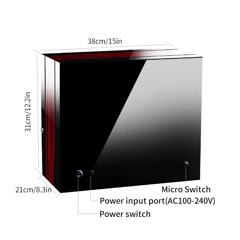 Luxury Automatic wood watch box watch winder with Mabuchi motor LCD touch  remontoirs de montres mechanical Watch winder box