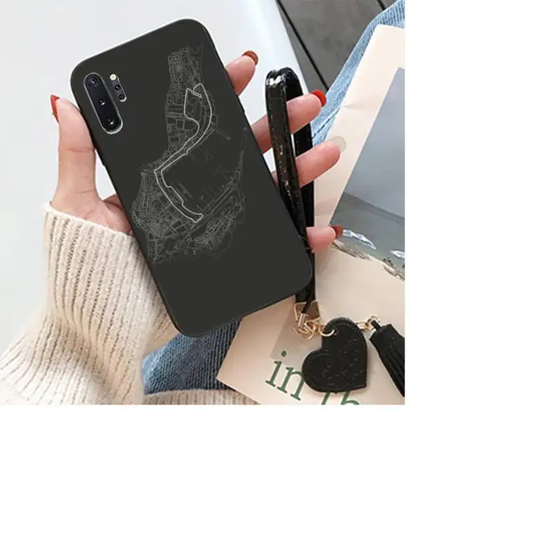 

Formula 1 Racing Circuit Phone Phone Case For Samsung S8 9 10 20 Plus Note 9 10 10plus 20 20ultra M21 30