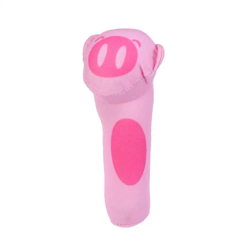 1 шт. детская погремушка встряхивание и захват животных поросенка Мягкая ручная