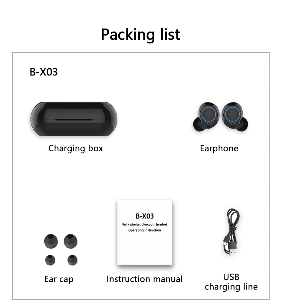 TOPYING Bluetooth 5 Наушники портативные TWS беспроводные наушники-вкладыши 3D стерео звук с микрофоном свободные руки спортивные вкладыши Авто сопряжение гарнитура