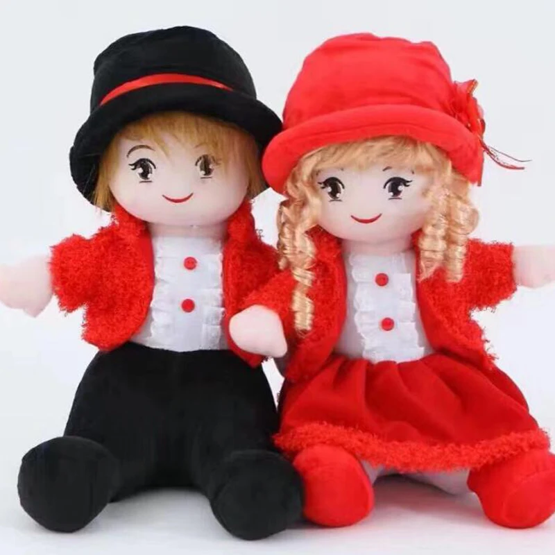 

Кукла-тряпка плюшевая для девочек, 50 см, 2 шт./компл.