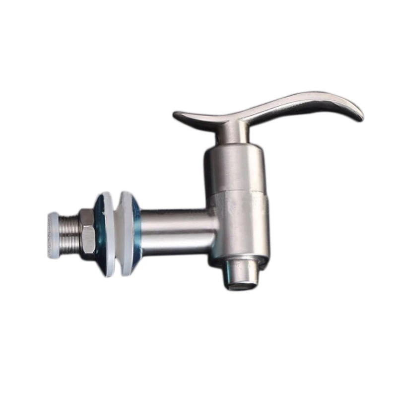 

16mm Wine Barrel Water Spigot Tap 304 Stainless steel Faucet For Wine Beer Oak Barrel Beverage Dispenser Bar Supplies