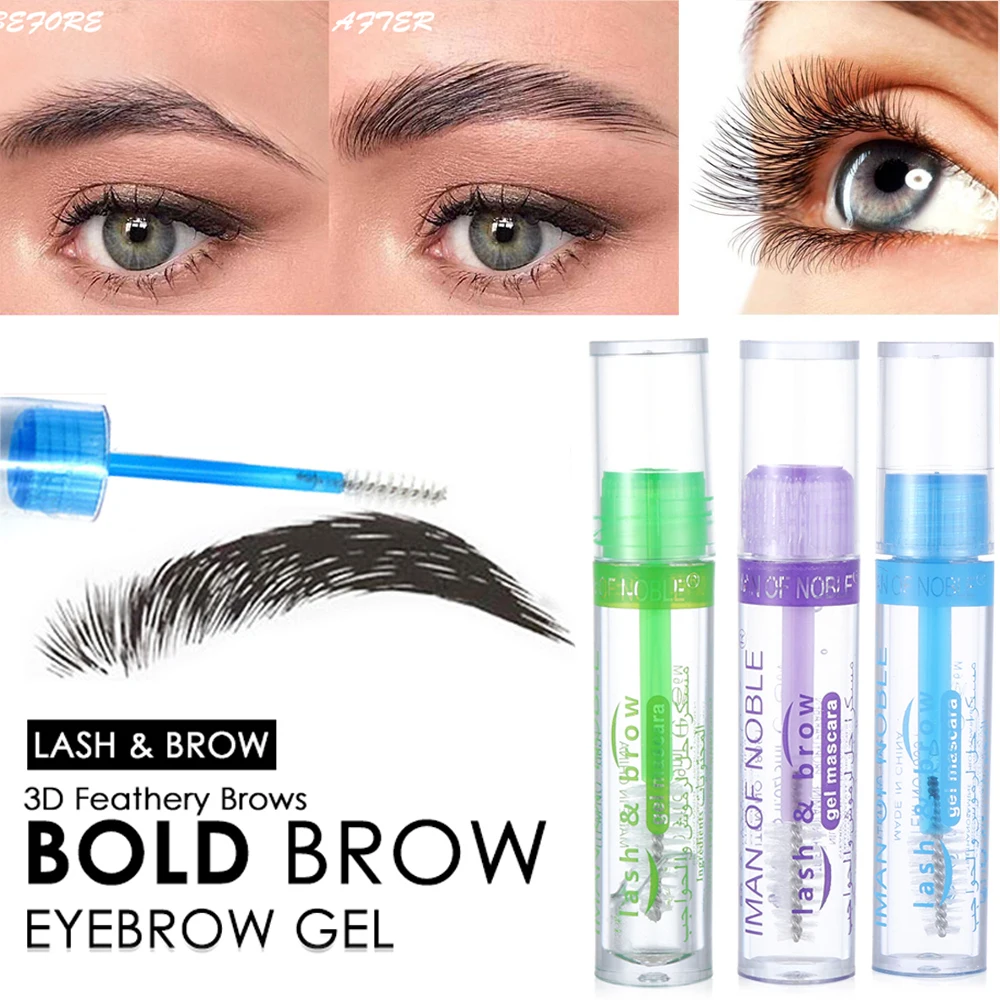 Бесцветный гель для бровей 3D Пернатые брови прозрачная грунтовка ресниц ресницы
