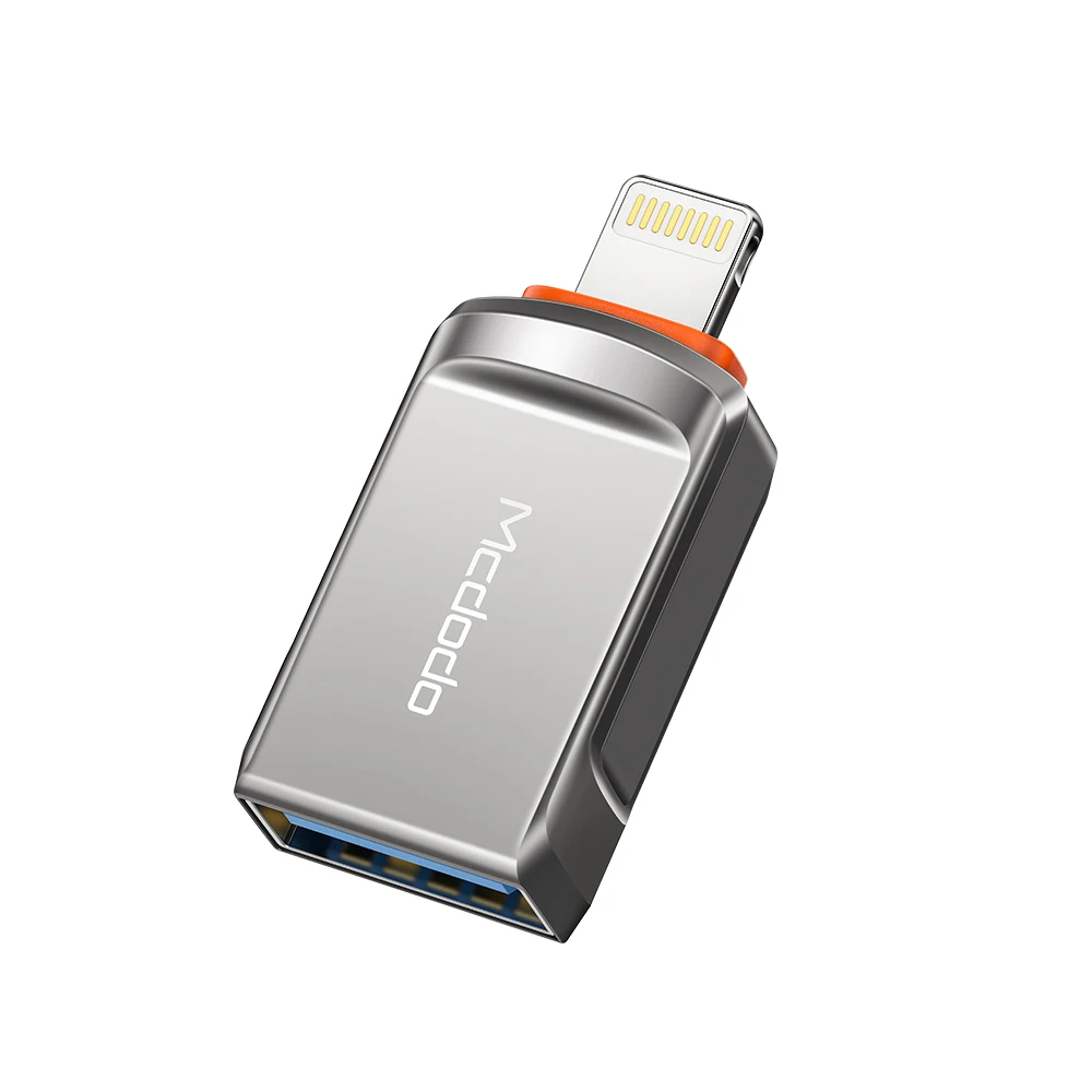 Переходник MCDODO USB к Lighting OTG переходник с женским кабелем для iphone 13 12 11 Pro Max 6 7 8 Plus iPad