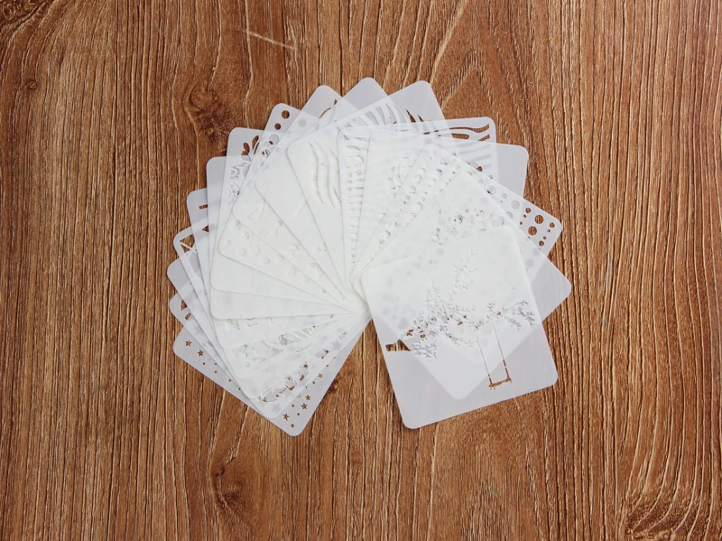 Выдалбливают трафареты для картин Пластик планировщик квадратный Форма