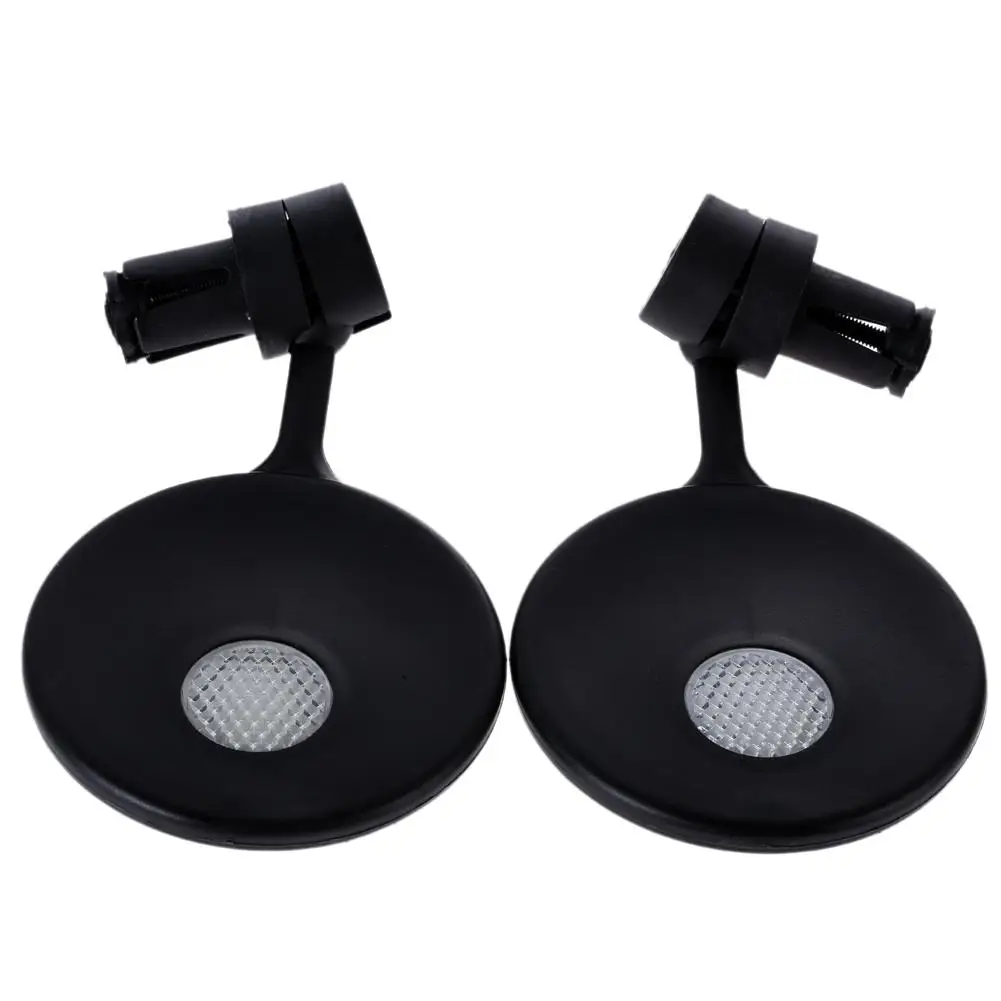 

2 pcs/lot Universal Rotate Cycling Bike Handlebar Rear View Glass Black Flexible Adjustable Safe Rearview Mirror Practical