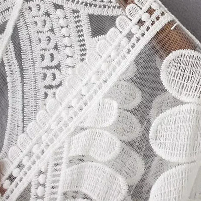 Новинка летний купальник кружевной ажурный вязаный крючком Пляжное бикини