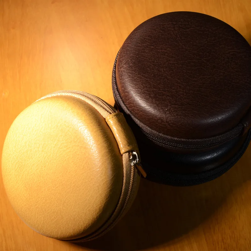 Портативный чехол для наушников круглая мини-гарнитура на молнии зарядное