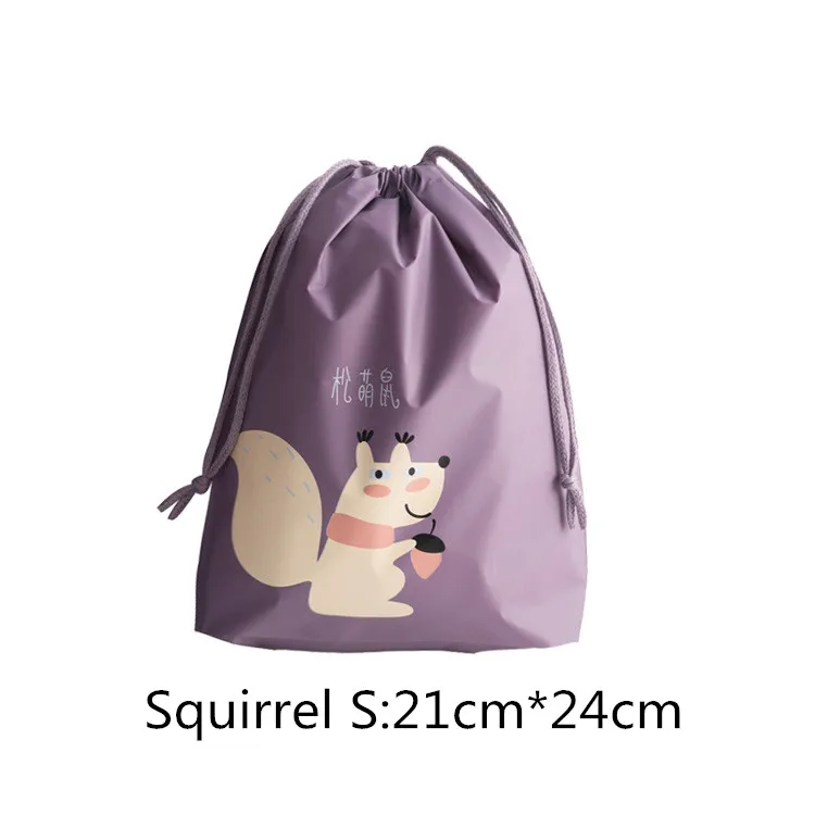 Squirrel S 1 шт. гидроизоляционные Мультяшные животные для новорожденных, украшения в спальню, напечатанные кровати, сумки-бампер, одежда для детей, игрушки, органайзер, бампер в кроватку - Цвет: Squirrel S