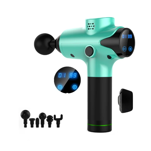 

Custom logo 24v brushless dropshipping motor muscle vibration massage therapy gun percussion