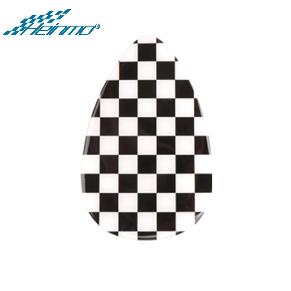 Checker Для MINI Cooper F56 F55 F57 автомобиль кондиционер вентиляционное отверстие крышка наклейка на жилье для MINI Cooper F60 F54 украшения Аксессуары - Название цвета: Checker