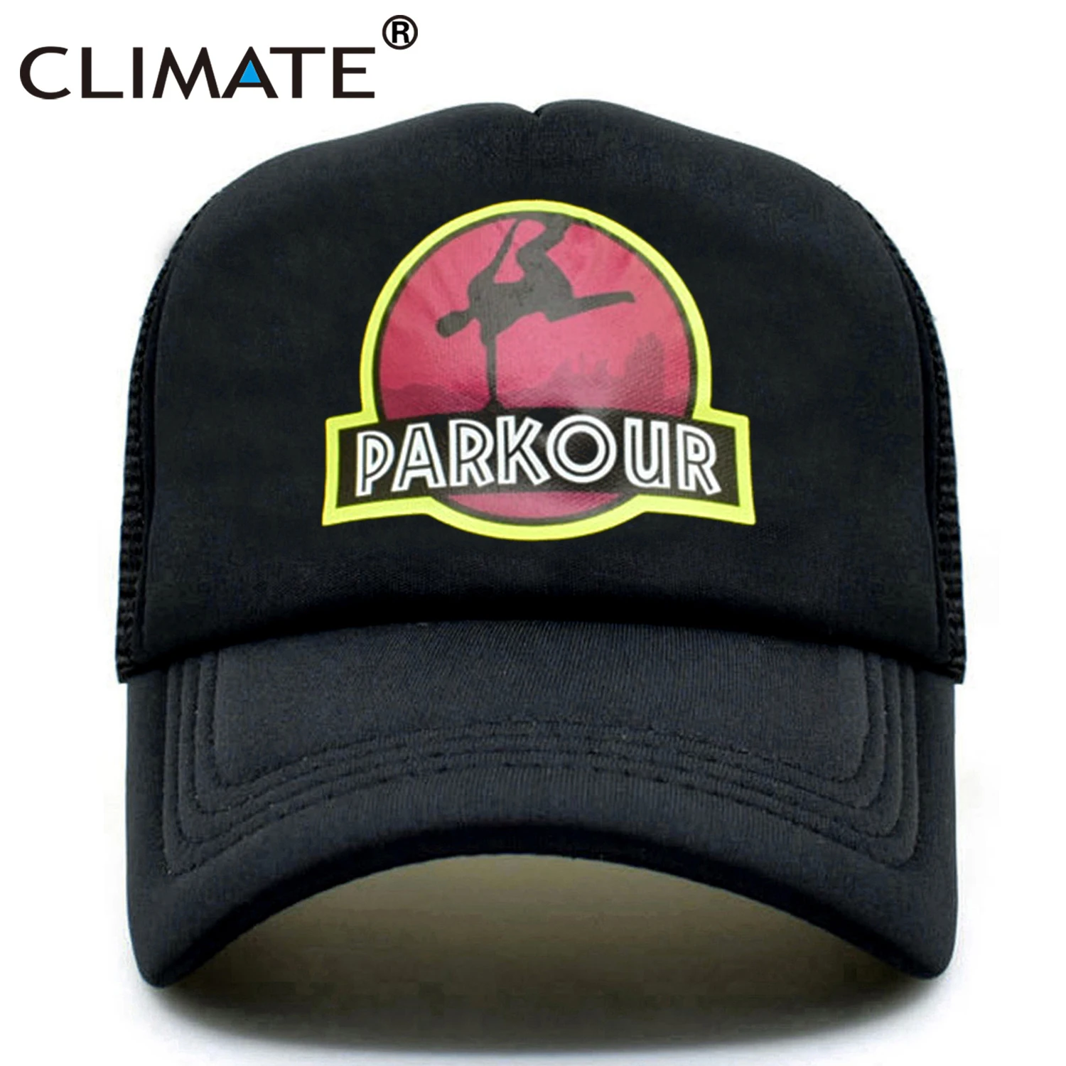 Климатическая Паркур Кепка водителя грузовика Беговая s Мужская Женская хип хоп