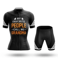 2021 call me grandma women cycling jersey set summer cycling clothing road bike shirts suit bicycle bib shorts mtb wear maillot
