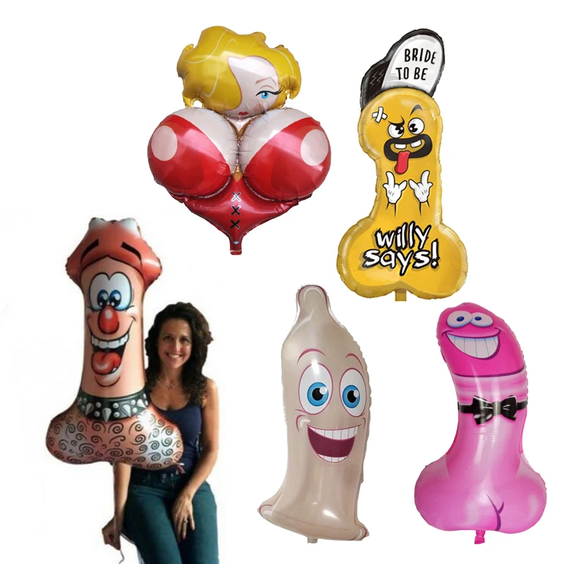 Большой Вилли Форма надувные шары из алюминиевой фольги надувной пенис большие
