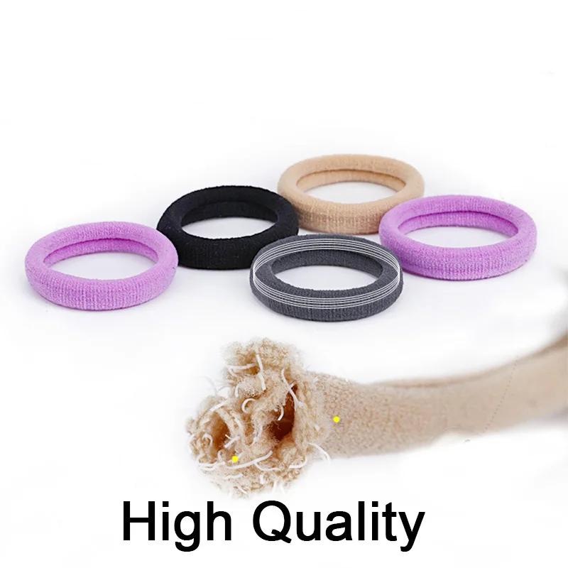 20/66 шт./компл. женские цветные базовые нейлоновые эластичные резинки для волос