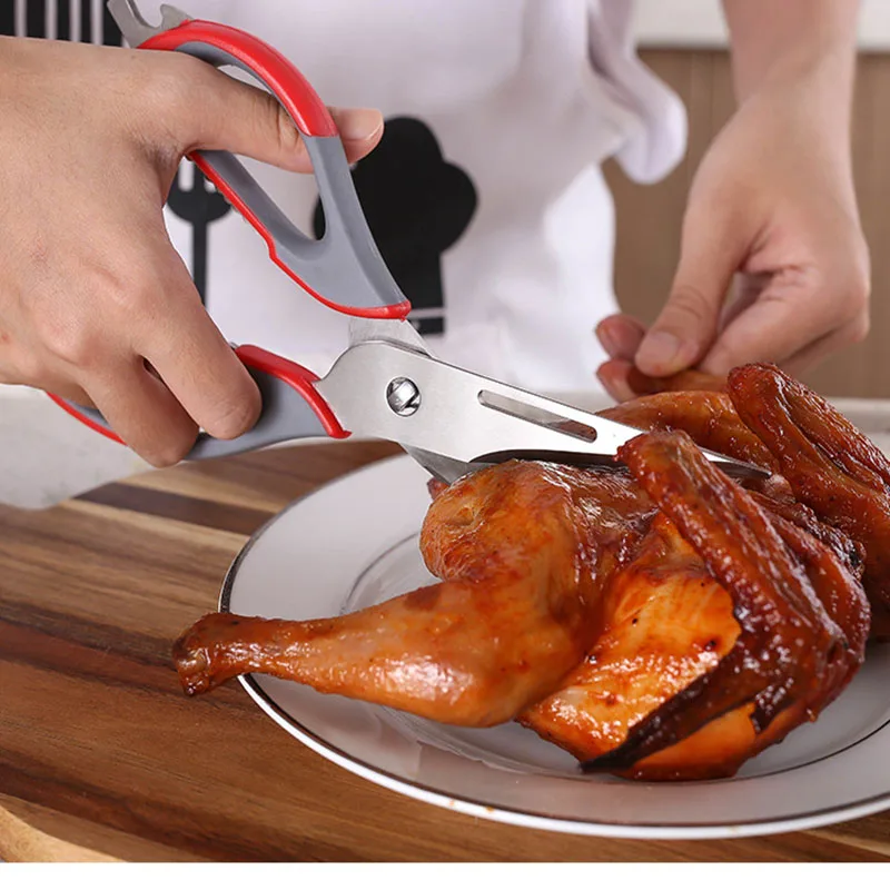 Многофункциональные кухонные ножницы из нержавеющей стали с магнитное