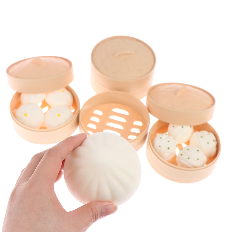 

Steamer Of Steamed Stuffed Bun Fidget Sensory Toy Autism Special Needs Stress Reliever Stress Soft Relieve Toy