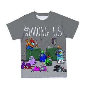 Summer Popular 3D T-Shirt Anime Boys Girls Children Favorite Game Pattern Polyester Spandex Breathable Perspiration 100-6XL