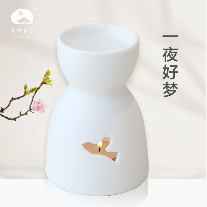 Керамическая ароматическая горелка свеча белый ночной Светильник диффузор для