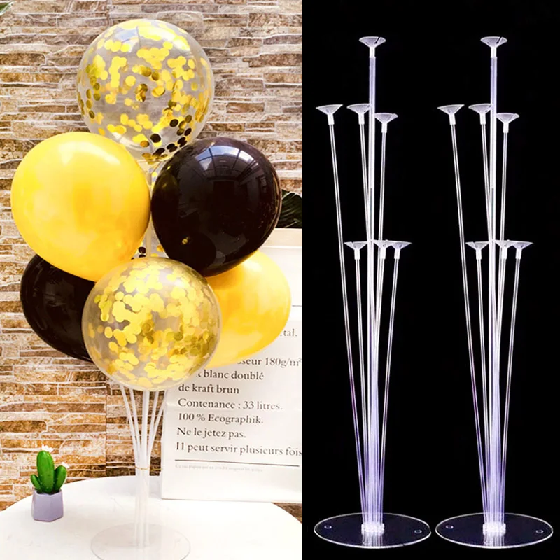

1/2Set 7Tubes Balloons Stand Column Balloon Holder Arch Chain Baby Shower Wedding Birthday Party Decoration Ballons Accessories