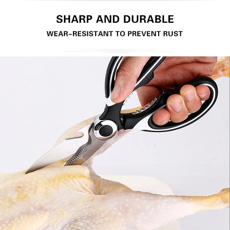 Кухонные ножницы многофункциональные инструмент для резки курицы овощей