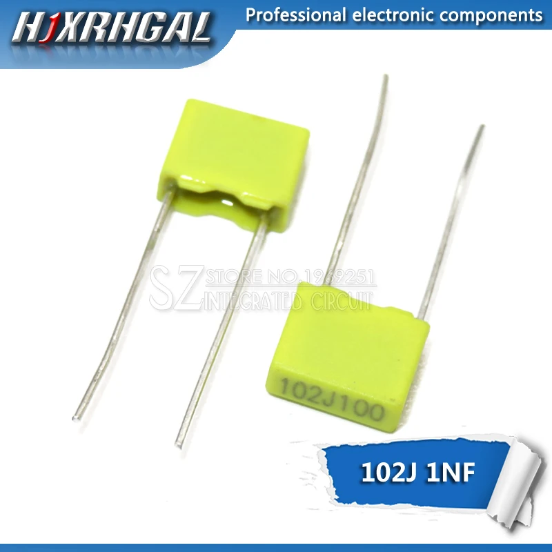 Фото 5 шт. полипропиленовая защитная пленка пластиковая пленка 100V 1nF ~ 470nF 220nf 10nf 47nf 22nf 1nf 0,47 мкФ 0,1 мкФ корректирующий конденсатор HJXRHGAL №3
