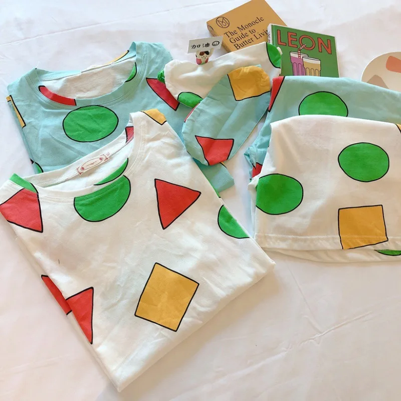 

Women Pajamas for Woman Summer Sleepwear Suits with Shorts Pajamas 2 Piece Women Set Home Clothes Pajamas 2021