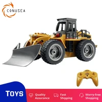 huina 586 remote control engineering vehicle 118 6ch channel alloy casting remote control snow plow engineering vehicle remote