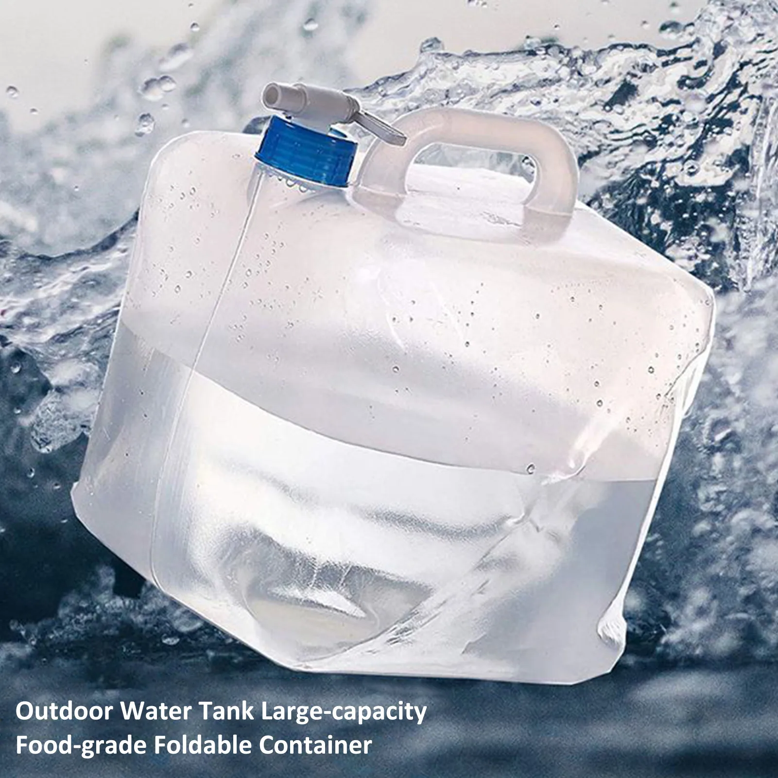 

Outdoor Water Tank 10L Large-capacity Food-grade Foldable Container Sports Picnic Barbecue Portable Leak-proof Water Bag