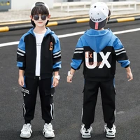 cool spring summer girls clothing suits%c2%a0coat pants 2pcsset kids teenager outwear sport cotton formal high quality