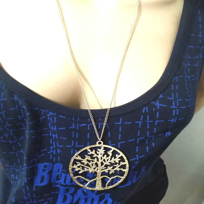 Лидер продаж ожерелье в виде дерева жизни многоуровневый стиль Внешняя торговля
