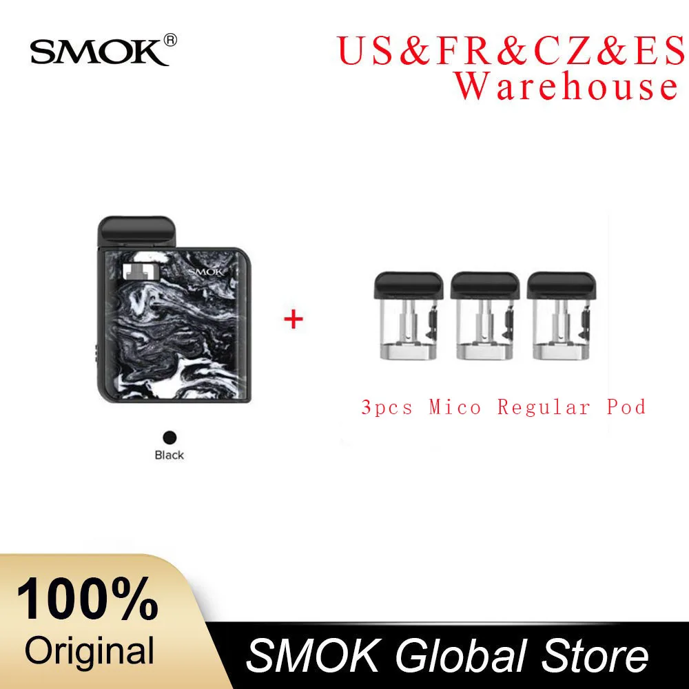 Электронных сигарет Smok Mico Pod Vape комплект 700 мА/ч испаритель Mod 1 7 мл Системы Kit