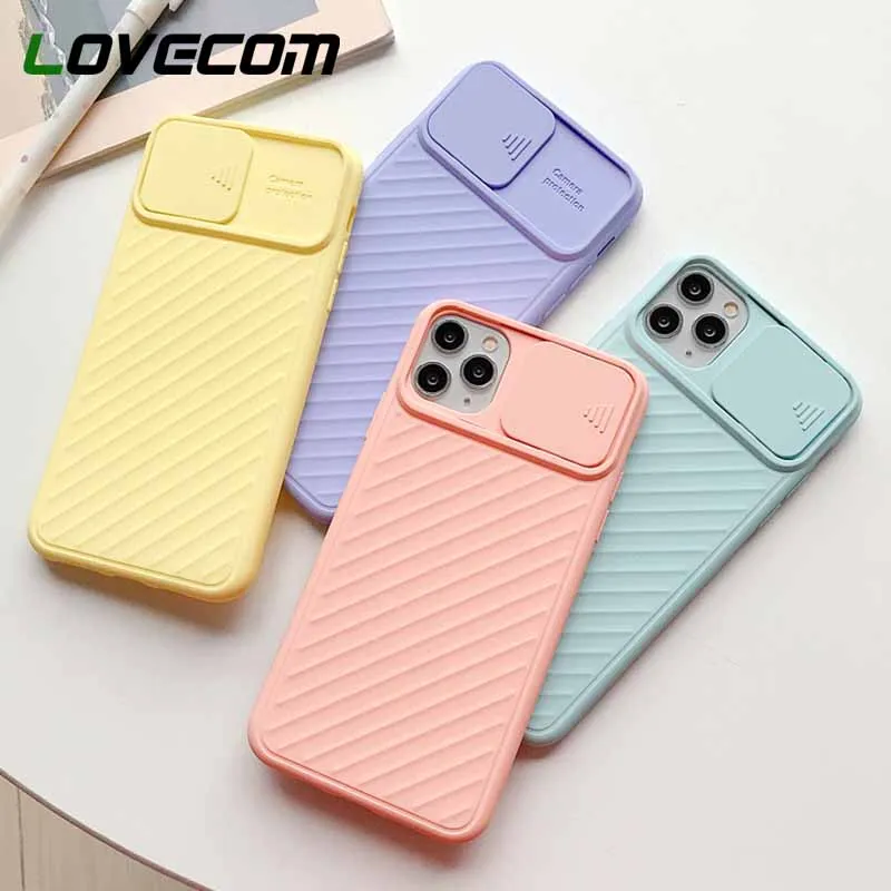 Противоударный чехол LOVECOM для iPhone 12 Mini 11 Pro Max XR X XS 7 8 Plus Мягкая силиконовая задняя