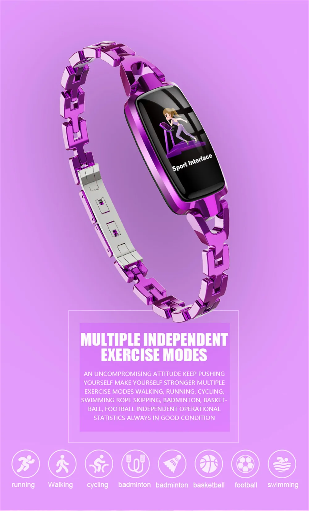 Greentiger DR66 Смарт часы для женщин монитор сердечного ритма Bluetooth IP67 Водонепроницаемый фитнес-трекер леди умный браслет леди VS H8 H2