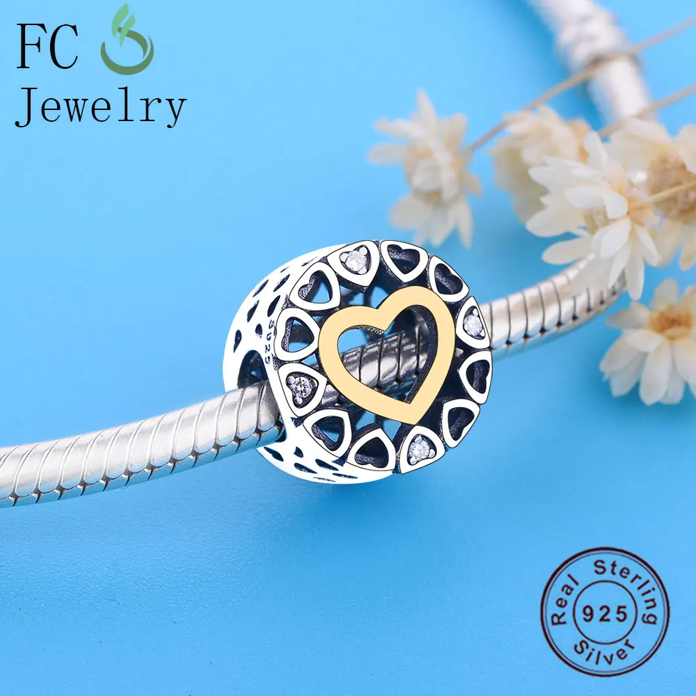 FC ювелирные изделия подходят оригинальный бренд шармы браслет 925 Стерлинговое
