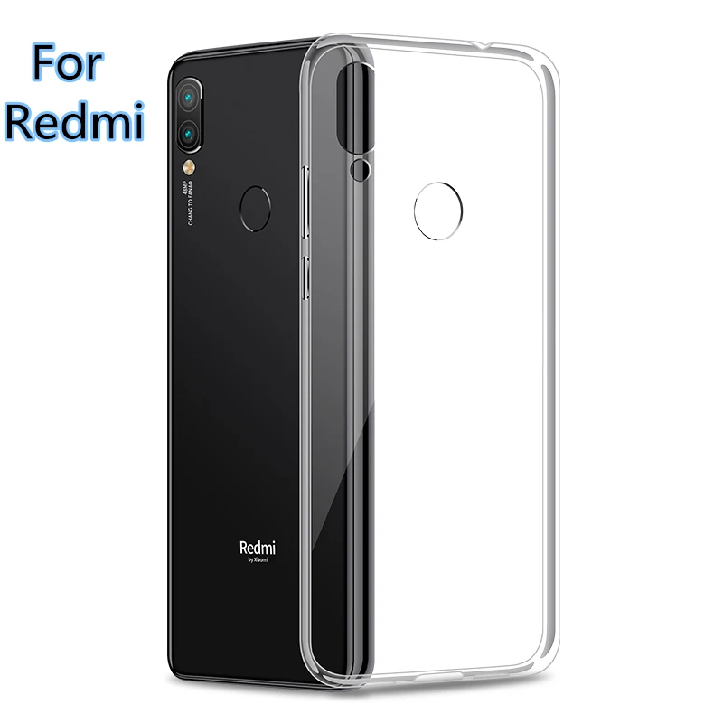 Чехол для телефона Redmi Note 8 Pro прозрачный противоударный чехол с полной защитой