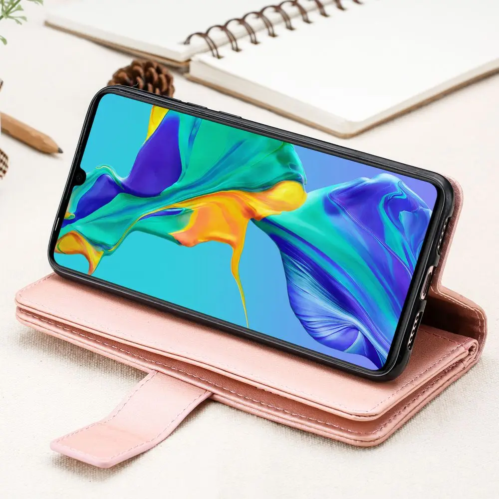 Чехол для телефона на молнии с откидной крышкой и бумажником чехол Huawei P30 Pro L20 Lite