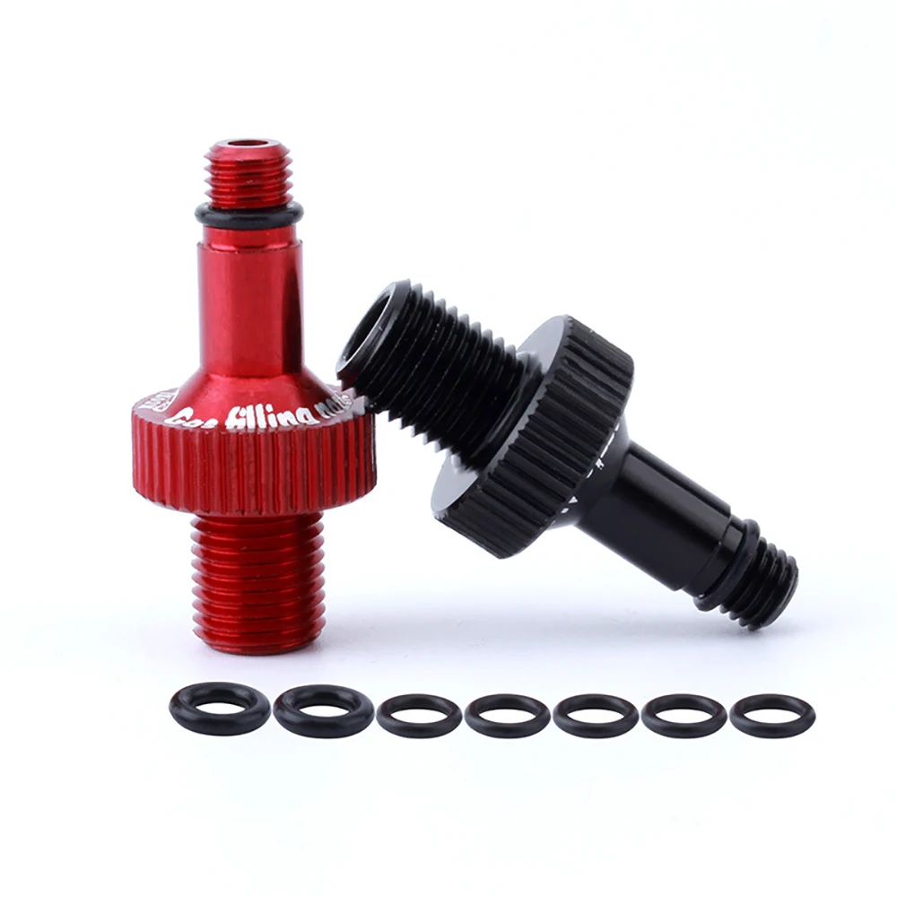 

Aluminum Alloy Bike Tool Rear Shock Air Valve Adapter for Rockshox Monarch/DT Swiss XMM/IFP Refueling Tool