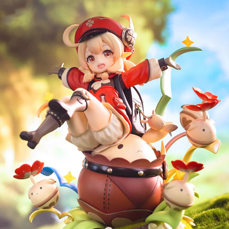 

18Cm Game Figure Genshin Impact Klee Ver Girl figure Mondstadt Magnificent And Spark PVC Action Model Toys Collection Dolls Gift