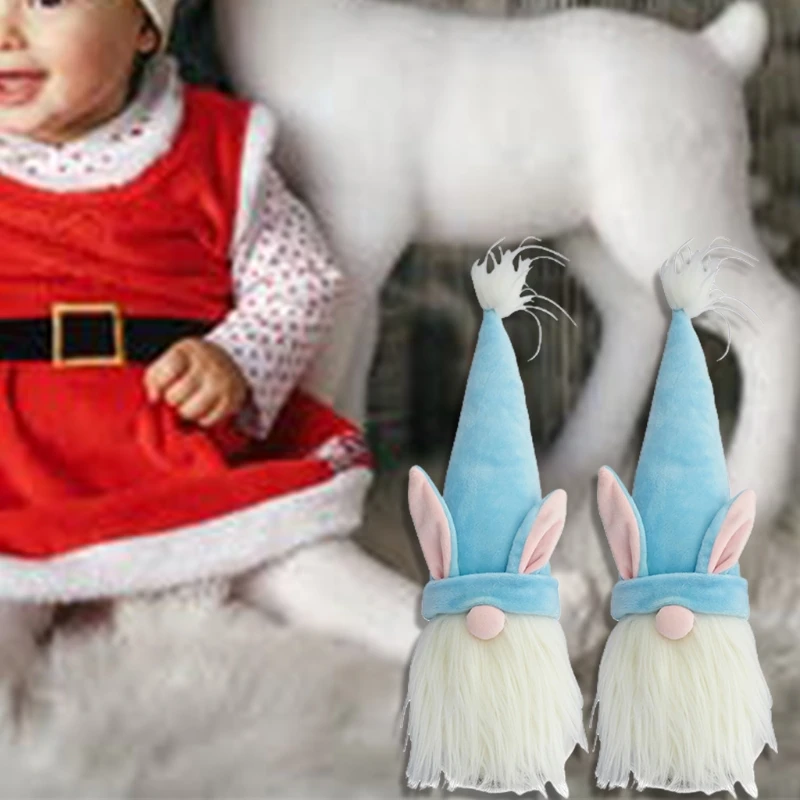 Пасхальный кролик гном кукла подарок на день рождения для девочек шведский