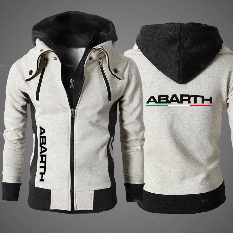 

2021 New Abarth Men's Clothing Outdoor Sweatshirts Casual Male Jackets Fleece Warm Hoodies High Quality Hooded Harajuku Outwear