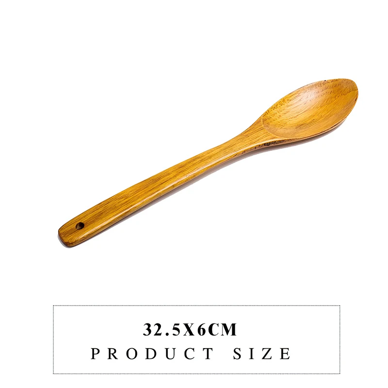 

39.5 Lengthened Solid Wood Rice Spoon Environmentally Friendly Wooden Cooking Utensils Household Kitchen Supplies Tableware
