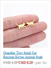 Chandler Hot 316L Stainless Steel Mickey Earrings For Children Kids Mouse Jewelry Cute Lovely Animal Black Rose Color Bronics
