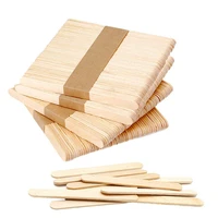 150pcs200pcs natural wood craft sticks ice cream popsicle craft ice pop sticks for diy spoon hand crafts model house building